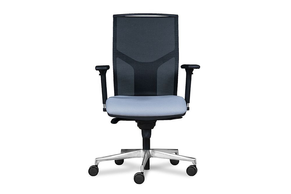 Bürostuhl mit stufenloser Sitzhöhenverst